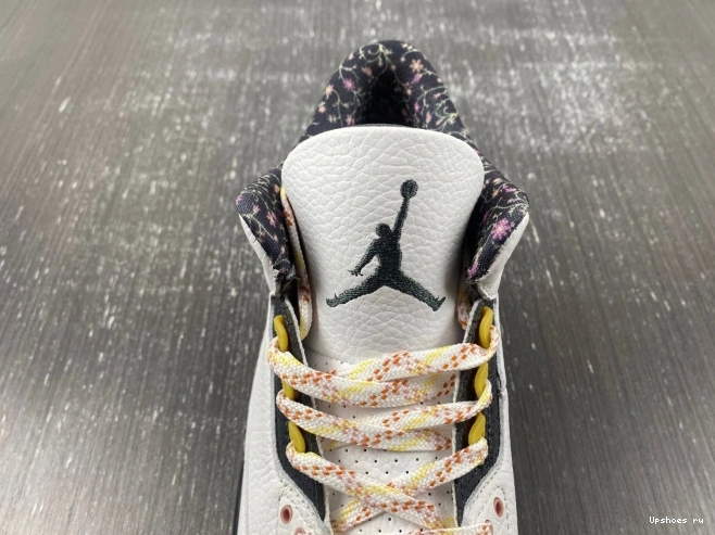 Vintage Retro 3  441140-100 Floral  Jordan 1029